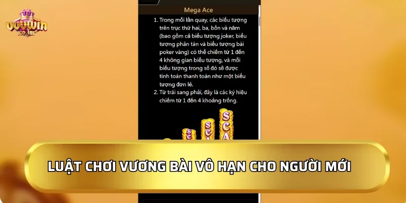 Vương Bài Vô Hạn 2026: Quay hũ, rinh jackpot không giới hạn! 3 Luật chơi Vương Bài Vô Hạn cho người mới