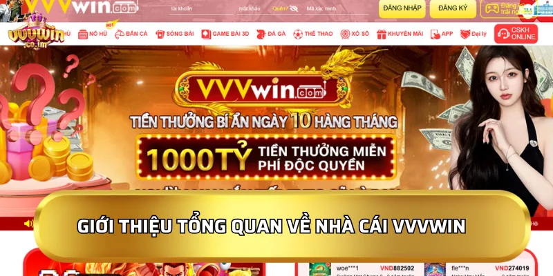 Vvvwin nền tảng giải trí hàng đầu, nạp rút nhanh chóng
