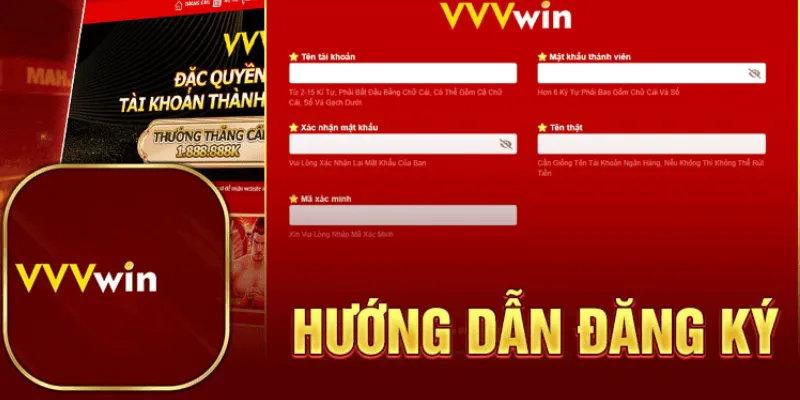 Đăng ký và đăng nhập Vvvwin đơn giản, truy cập nhanh chóng